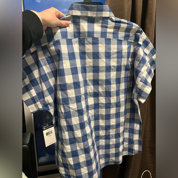 Chaps Blue and White Shirt - Picture 2 of 4